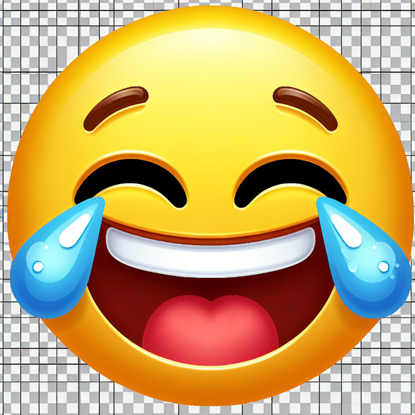 !dalle laugh emoji