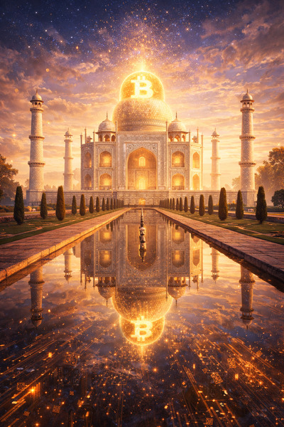 🕌✨ 1/1 NFT LIVE
BITCOIN: TAJ MAHAL — THE ETERNAL LEDGER
Inspired by one of the greatest monuments e…