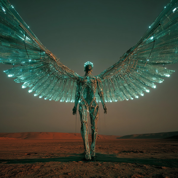 "Glass Wing"
Such fragile wings bearing untold weights in the depth of the furnace.