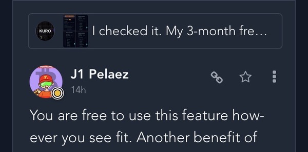My apologies! I mistakenly thought this feature was unrelated to subscribers and could be used free…