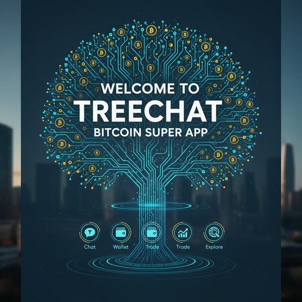 Welcome to treechat Bitcoin super app.!nb