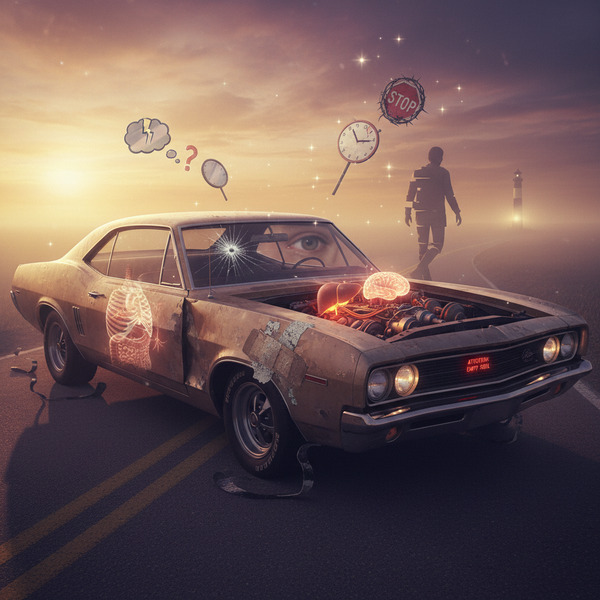 If we compare the human body to a car, we have the outer shell. So the car has its body work, as a …