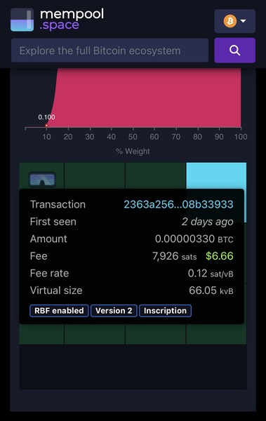 All over BTC network right now. 666
