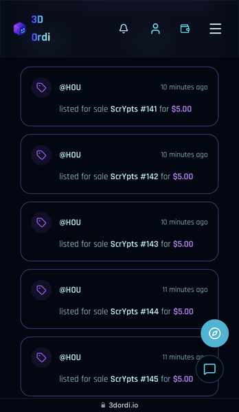 ScrYpts #74 - #204 are in the “Open Gallery” and will now be $5 for 1 week there after moved to the…
