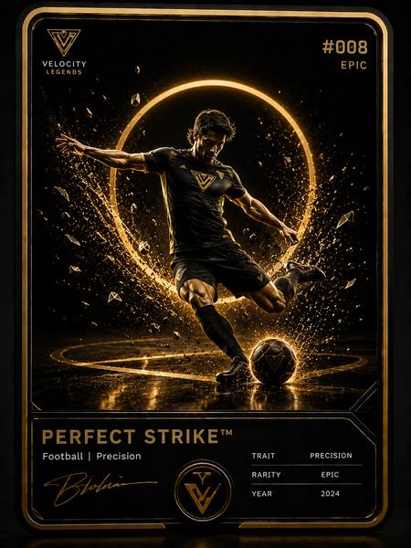 ⚽ #008 — PERFECT STRIKE™ Trait: Precision Rarity: Epic