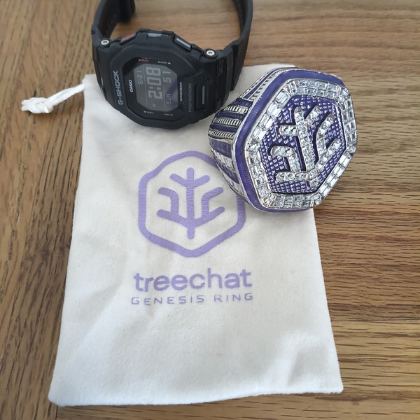 Selling the treechat ring for 6 BSV . Doing a post office run on Monday so will send it on its way …