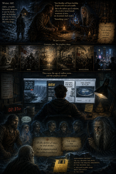 Winter, 1187.
The snow came early that year.
In a forgotten village on the edge of a dark forest, a…
