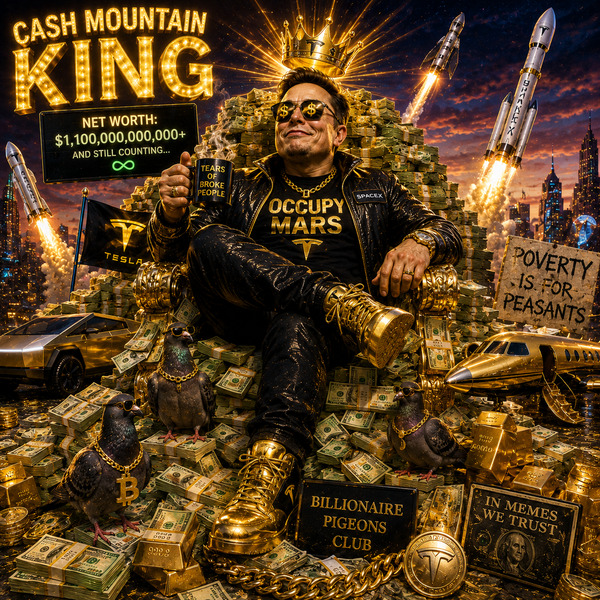 👑 ITEM #008 — Cash Mountain King START BID: 8 BSV