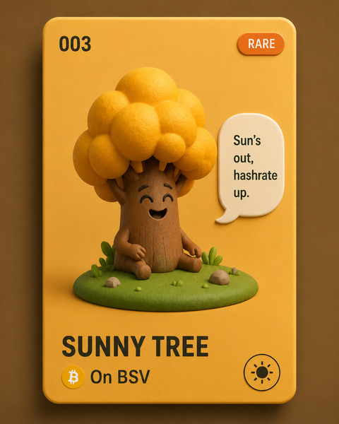 ☀️ #003 — Sunny Tree