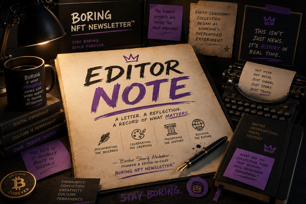 EDITOR'S NOTE™
Issue #001

Title: The Things History Almost Missed

Opening Hook
Most people will n…
