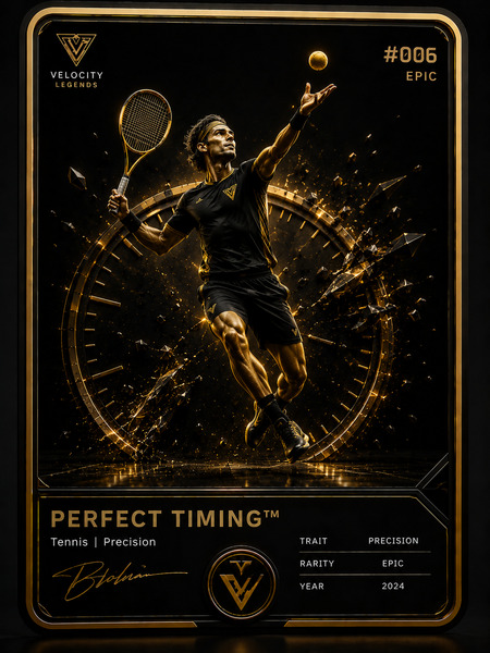 🎾 #006 — PERFECT TIMING™ Trait: Precision Rarity: Epic