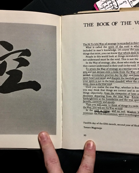 *Go Rin No Shō (Book of Five Rings, Book of the Void—final & most important/ fundamental chapter of…
