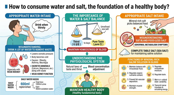 ■ How to consume water and salt, the foundation of a healthy body?
- Our body is composed of bones,…