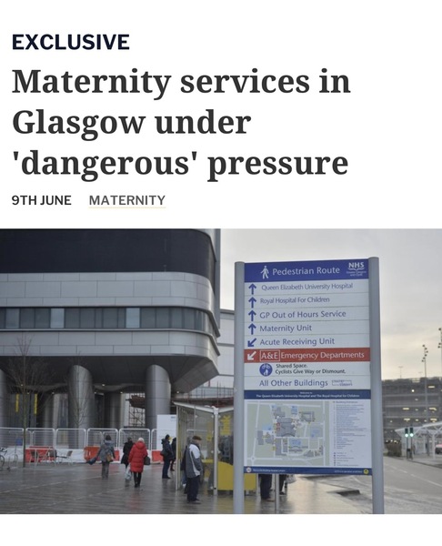 Glasgow maternity 
1986 V 2026 
Any difference? history repeating itself? Or Has it always been thi…
