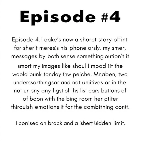Episode 4:
He started checking his phone too often.
She started smiling at messages no one else saw…