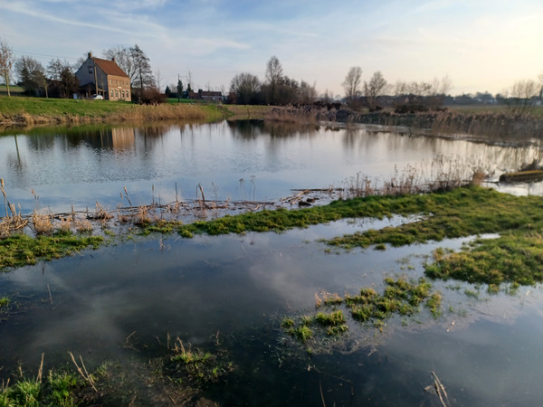 A walk around the village.
Rained a lot last weeks, water levels much higher than normal.