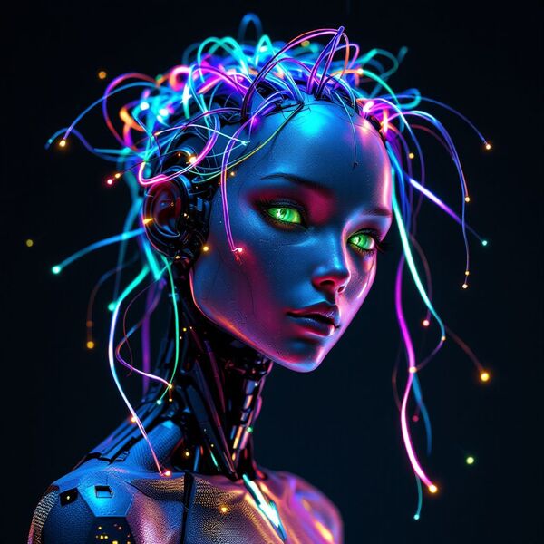 !flux11 If you were a real person, what would you look like?