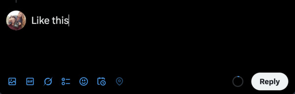 I feel like reply should be the main button, and the rest should all be secondary. Also it should b…
