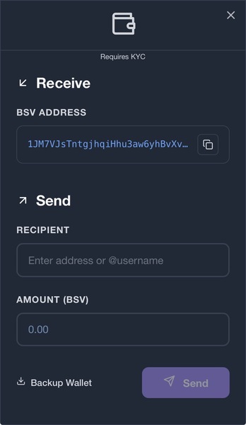 By the way Sunnie, this Treechat has a "wallet" but you can't access that either?