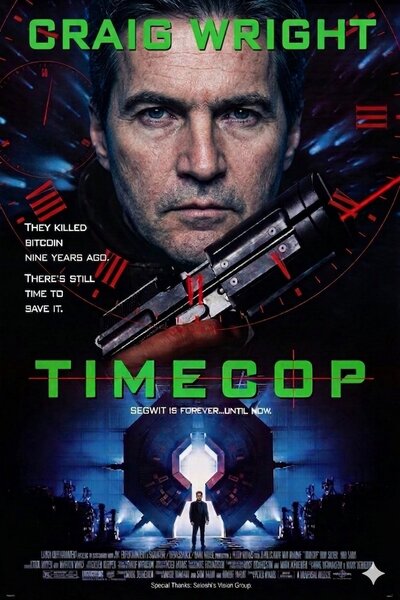 If you haven't figured out by now that Craig Wright is a Time Cop, sent back in time to save Bitcoi…