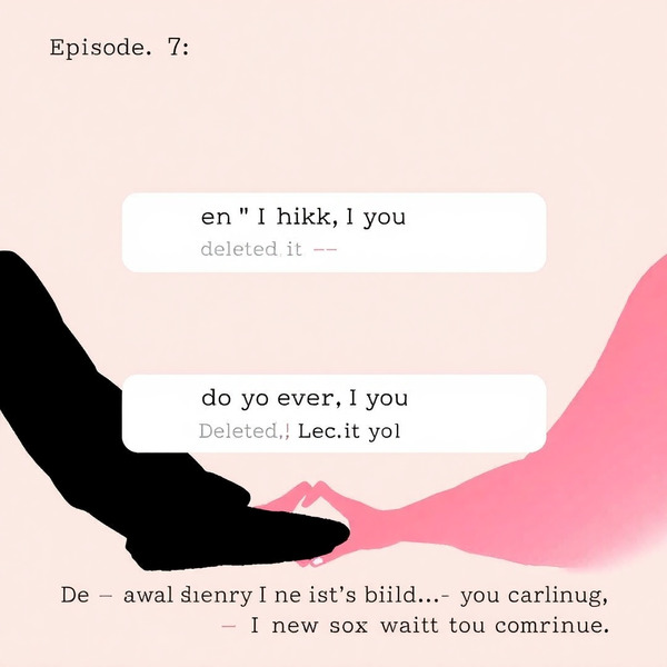 Episode 7:
He typed, ‘I think I like you.’
Deleted it.
She typed, ‘Do you ever think about us?’
Del…