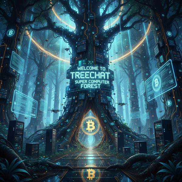 Welcome to treechat Bitcoin super computer forest.!nb