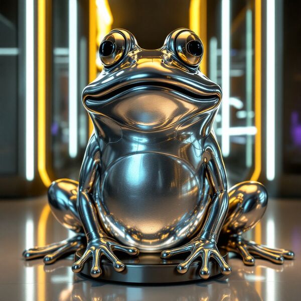 !flux11 a bitcoin faucet in the shape of a frog meme