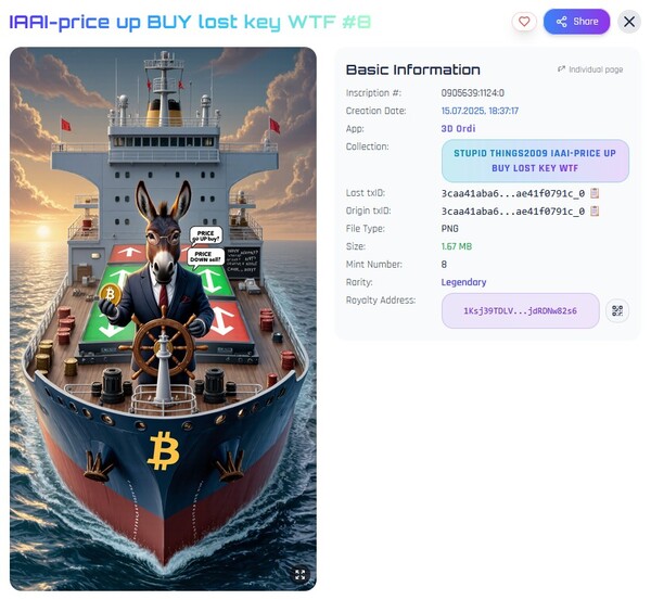 price GO UP buy! price GO DOWN sell! 🤪🫏🤪🐴
#8 / 1008 BSV 🤪📈