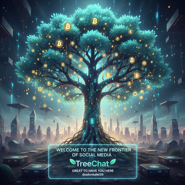 Welcome to the new frontier of social media that is TreeChat.  Great to have you here @adonkalel39 …