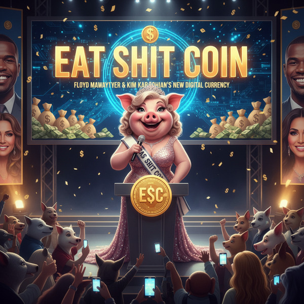 Miss Big Pig announces her optimism for a new digital currency created by Floyd Mayweather and Kim …