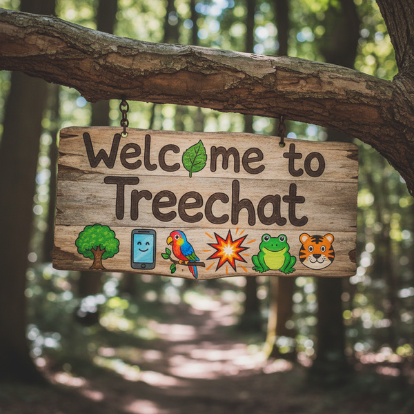 Welcome to Treechat 🌳 📱 🦜 💥 🐸 🐯 !nb