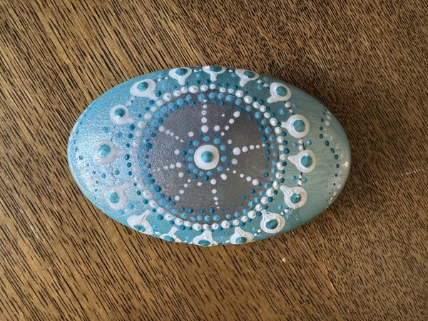 My rock paining actually started here. I wanted to paint or dot mandala’s but found them too diffic…