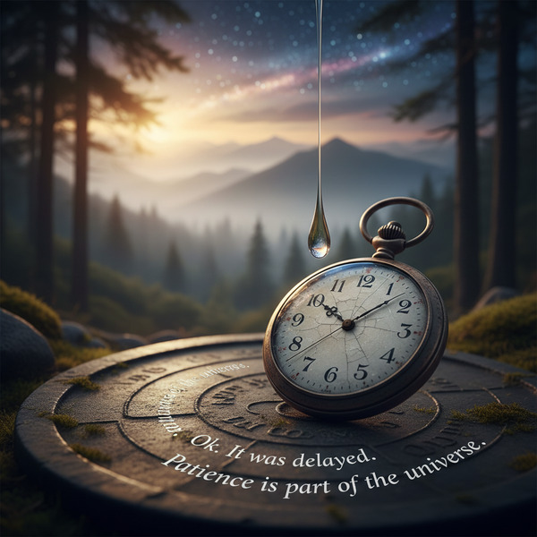 Ok. It was delayed.
Patience is part of the universe. !nb