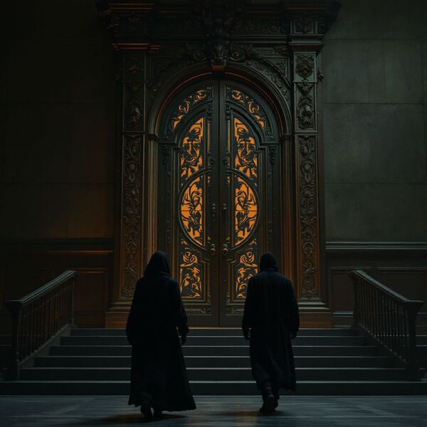 !flux11 And so, with hearts pounding like distant drums, they stepped forward, feeling the door pul…