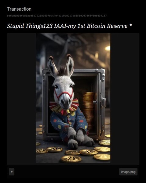 @3dordi 
Thanks for the heads-up, !AI_donkeybro is currently working on his 1st BitcoinSV reserve. …