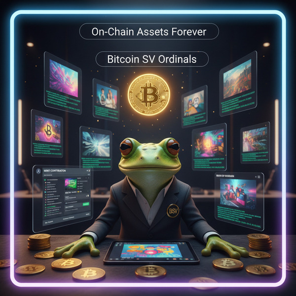 🎨 On-Chain Art Era 🎨
BSV Frog Chronicles Collection 4
If you send 1 BSV to my wallet, I'll send it …