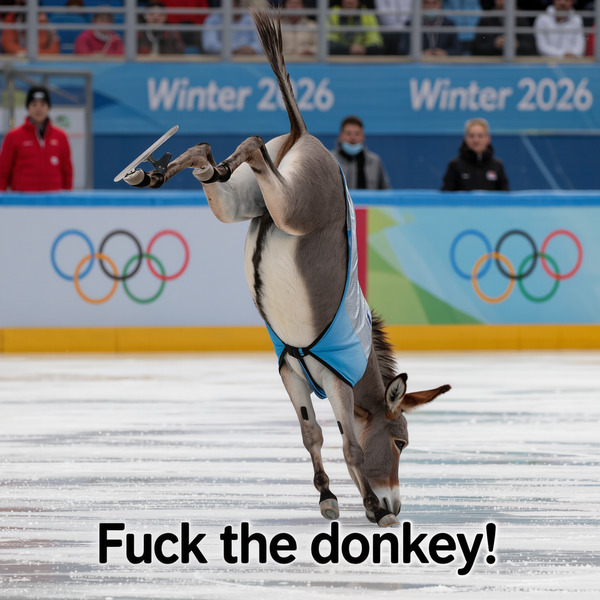 Stupid Things2026* IAAI-backflip DONKEY 🎦❄️🎿 
#9
Winter Olympics 2026 🎦❄️🎿🫏🍻 
[[bsv nft]] [[treechat …