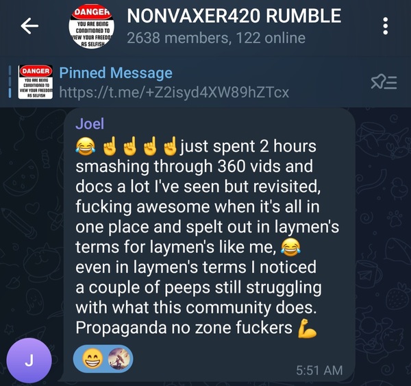 This is why people are hanging around my channels! https://rumble.com/v76xt6i-434918394.html?e9s=sr…