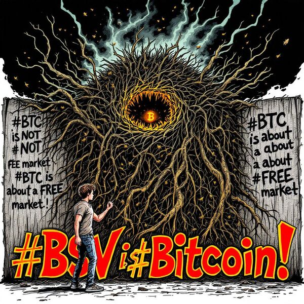 !flux11 Want to kick the hornets nest?
Post this on X:

#BTC is NOT #Bitcoin!

#BTC is about a FEE …