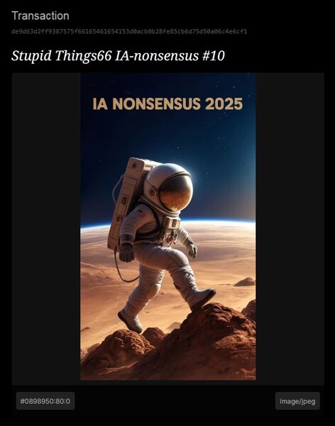 *Stupid Things66 IA-nonsensus 2025*

Items #10: 1st Step Mars 

NFTs: Click on the link and Login 1…