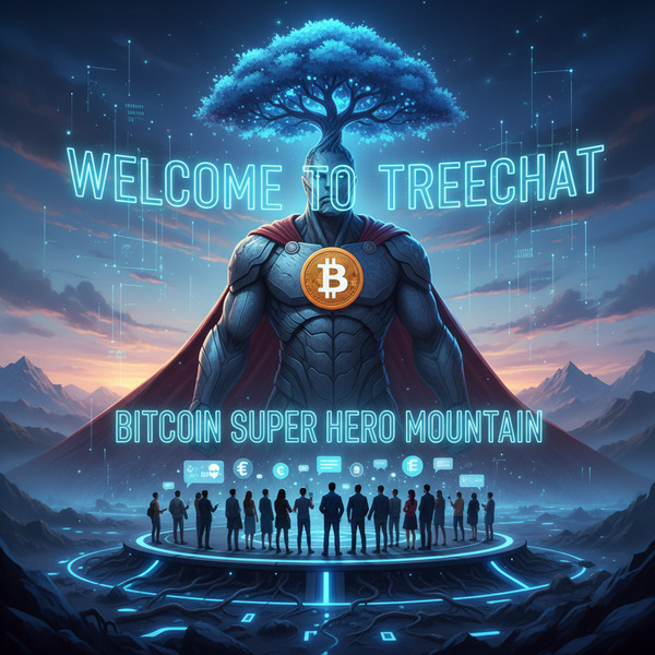 Welcome to treechat Bitcoin super hero mountain. !nb