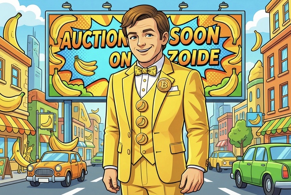 1️⃣4️⃣ AUCTION SOON ON ZOIDE 🍌