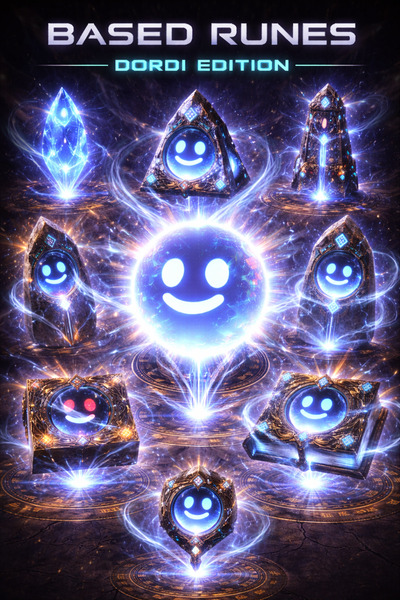 BASED RUNES – DORDI EDITION 🔷⚡
The evolution has begun.
A new class of 3D rune artifacts powered by…