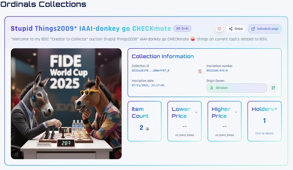 *Welcome to my ©2C "Creator to Collector" auction  
Things on current topics related to BSV 📈💹✍️   
…