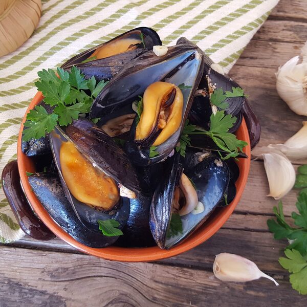 Peppered Mussels