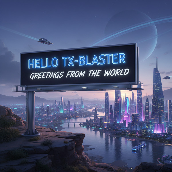 Hello TX-Blaster. Greetings from the World. !nb