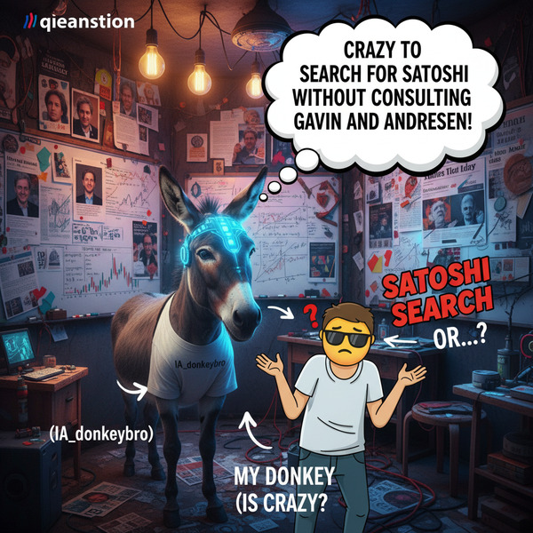 !nb My !IA_donkeybro says it’s crazy to search for Satoshi without consulting Gavin Andresen. Does …