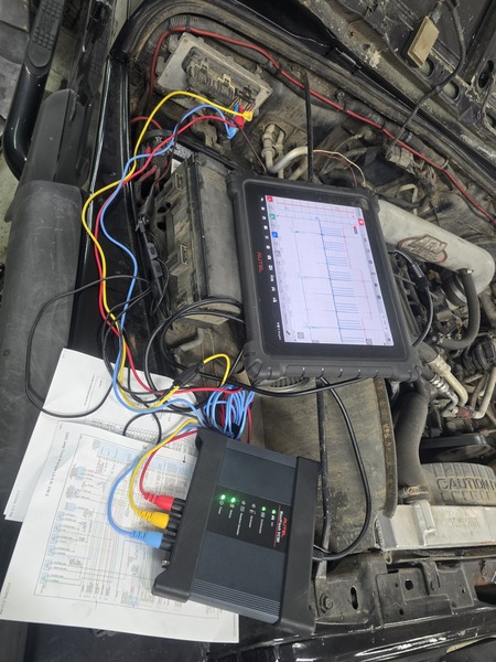 Checking a Jeep for a no start concern.  Cam sensor keeps setting code.  I verify problem and then …