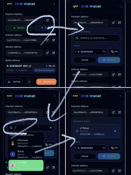 This was my first time using the BSV send function on @3dordi , and I found it very convenient beca…