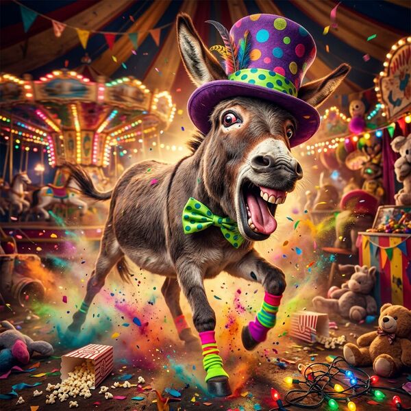 !nb Are crazy donkey?